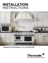 Thermador VCIN60RP Installation guide