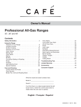 Cafe CGY366P2MS1 Owner's manual