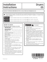 GE GTX33GASKWW Operating instructions