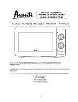 Avanti MM07V1B User manual