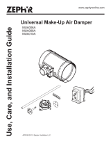 Zephyr AK2536BS Make-Up Air Manual