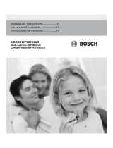Bosch HCP30E51UC Installation guide