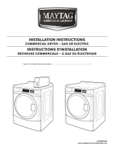 Maytag Commercial MDG28PDCWW Installation guide