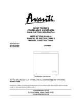 Avanti CF106B0W User manual