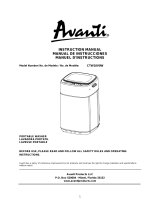 Avanti CTW10V0W Instructions Manual