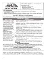 Whirlpool UDT555SAFP Warranty