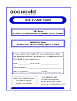 AccuCold SCR1156 MED Series User manual