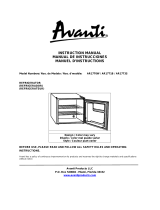 Avanti  AR17T0W  Owner's manual