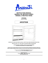 Avanti AR52T3SB User guide