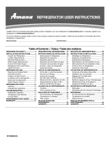 Amana AFI2539ERW User manual