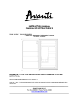 Avanti AR321BB User manual