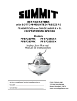 Summit  FFBF245SSXIM  User manual