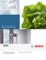 Bosch Benchmark B30IR800SP Installation guide
