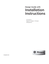 Monogram ZIC30GNHII Installation guide