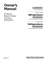 GE Monogram ZIK30GNHII Owner's manual