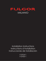 Fulgor Milano F1SP24S1 Installation guide