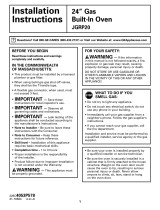 GE GEJGRP20BEJBB Installation guide