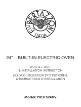 Bertazzoni PROFS24XV Installation guide