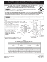 Frigidaire Professional  FPET3077RF  Installation guide