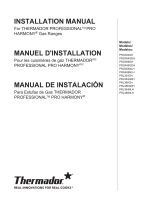 Thermador PRG364NLG Installation guide
