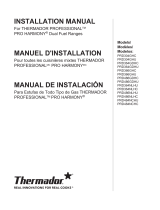 Thermador  PRD486NLHU  Installation guide
