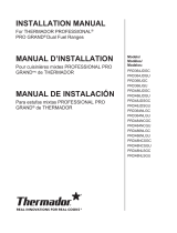 Thermador  PRD484NCGU  Installation guide
