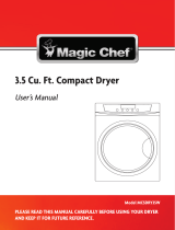 Magic Chef MCSDRY35W User manual