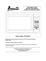 Avanti MO7103SST User manual