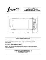 Avanti MO1450TW User manual