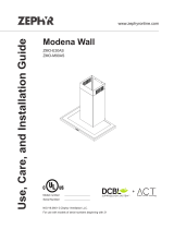 Zephyr ZMO-E30AS Hood User Manual