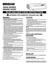 Broan 433011ADA Installation guide