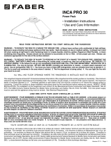 Faber INPR30SSIB Installation guide