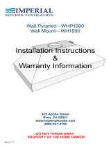 Imperial WH1948B-K-SS Installation guide