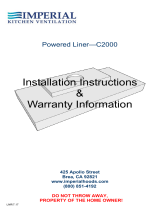 Imperial C2048PS-SS Installation guide