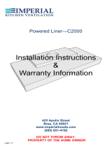 Imperial C2030BP1BSS Installation guide