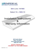 Imperial N1930SD2-BL Installation guide