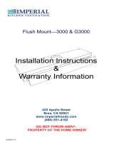 Imperial G3030SD4BL Installation guide