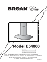 Broan E5490SS Installation guide