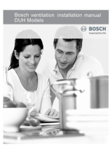 Bosch  DUH36252UC  Installation guide