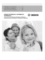 Bosch  HCP80641UC  Installation guide