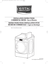 Maytag Commercial MDE25PRAYW Installation guide