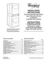 Whirlpool CSP2860TQ Installation guide