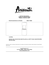 Avanti WDHC770I0W Owner's manual