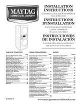 Maytag Commercial MLE20PDAYW Installation guide
