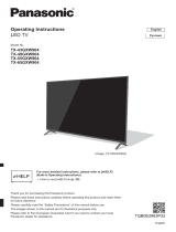 Panasonic TX43GXW904 Operating instructions