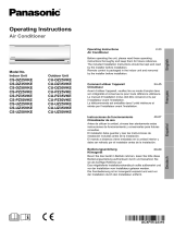 Panasonic CUDZ35VKE Operating instructions