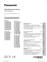 Panasonic CU4Z68TBE Operating instructions