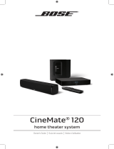 Bose CineMate® 120 home theater system User manual