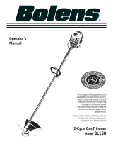 Bolens BL150 User manual