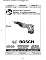 Bosch Power Tools Cordless Saw CLPK431-181 User manual